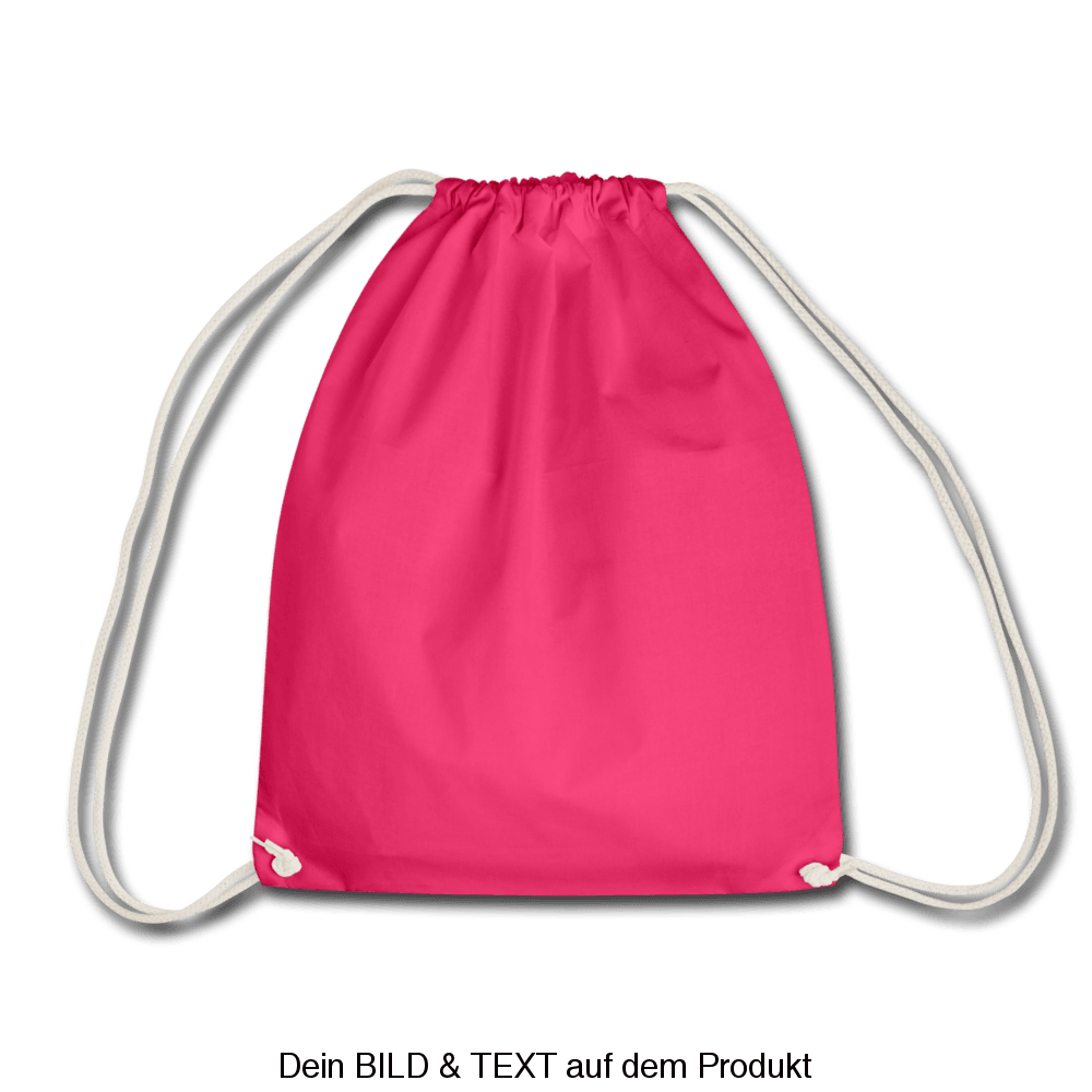 Drawstring Bag - fuchsia