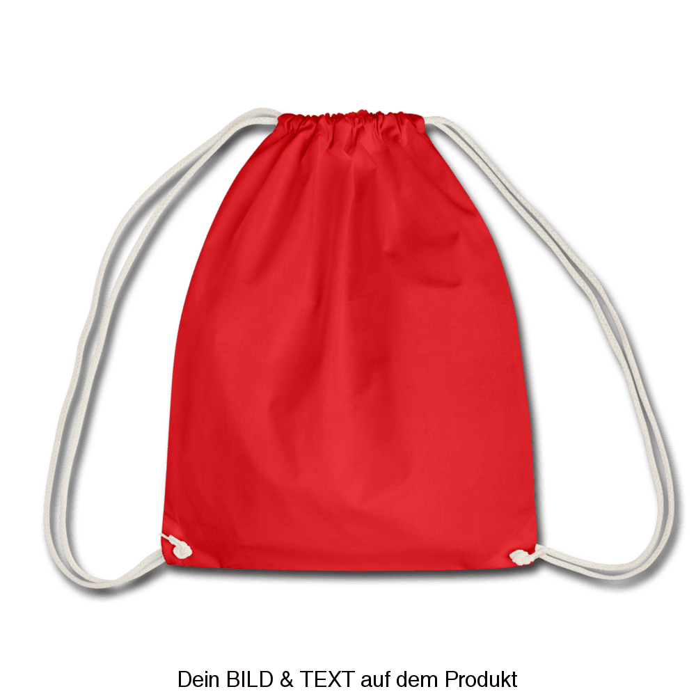 Drawstring Bag - red