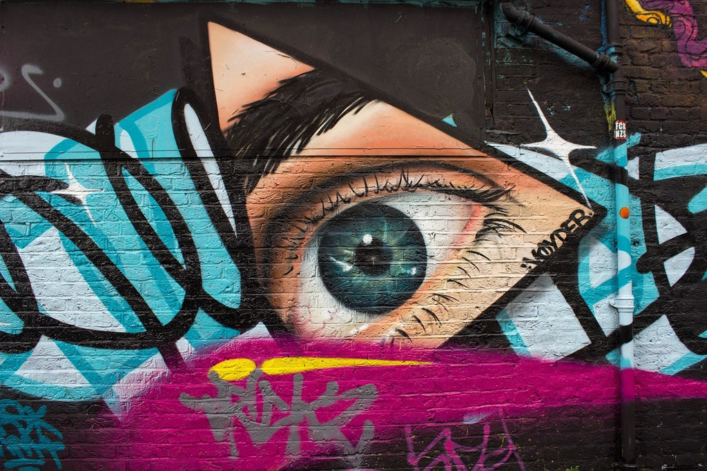 Fototapete Street Art Das Auge
