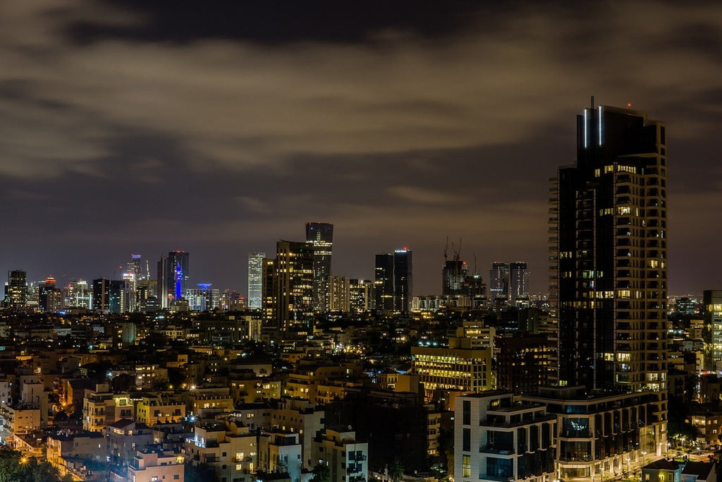 Fototapete Tel Aviv am Abend