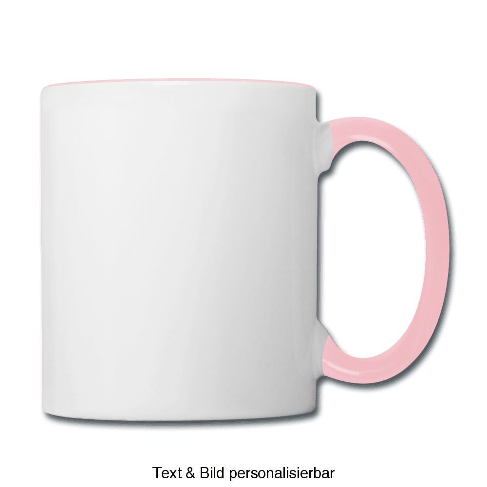 Contrasting Mug - white/pink