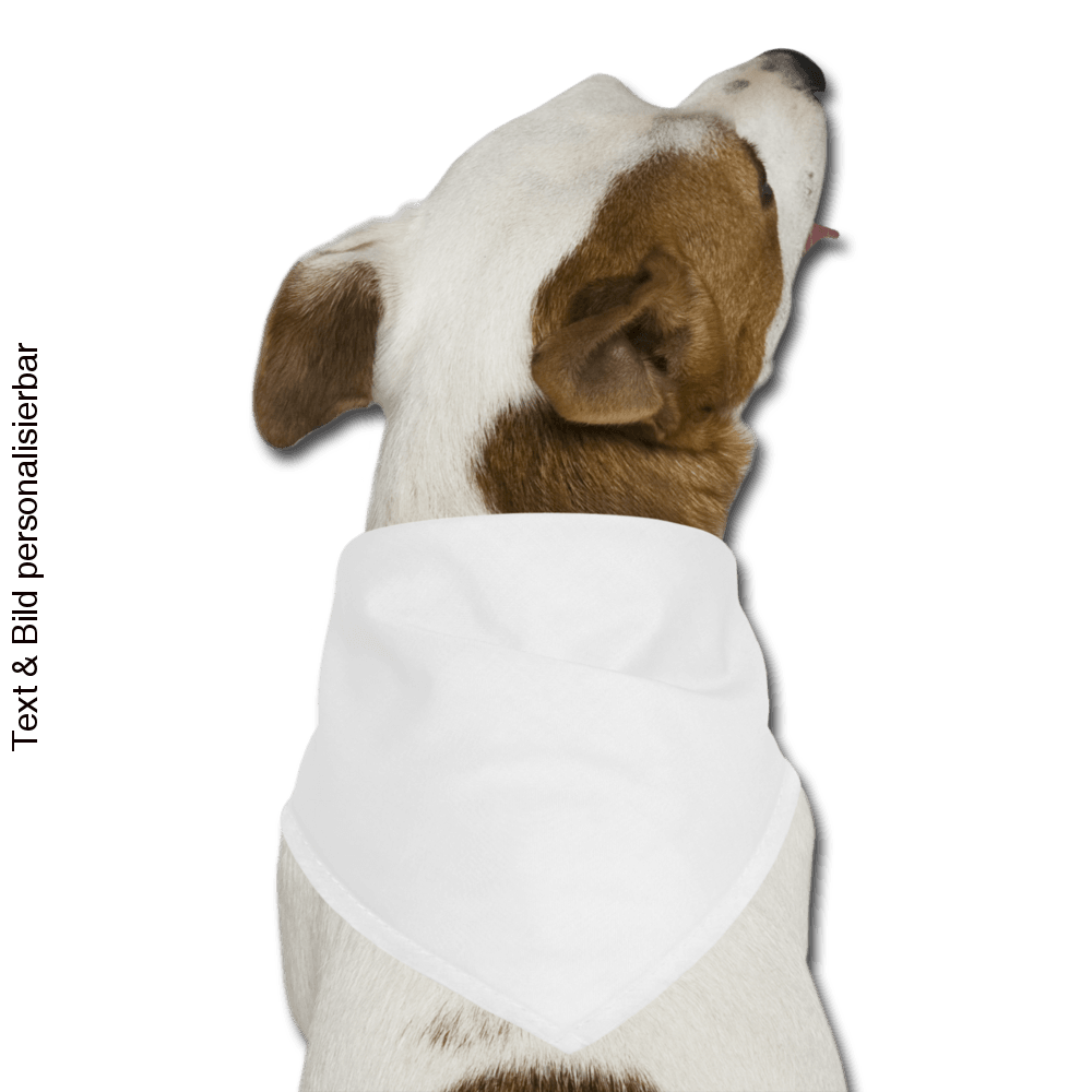Dog Bandana - white