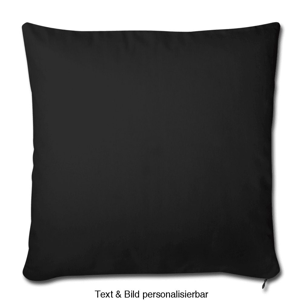 Sofa pillow with filling 45cm x 45cm - black