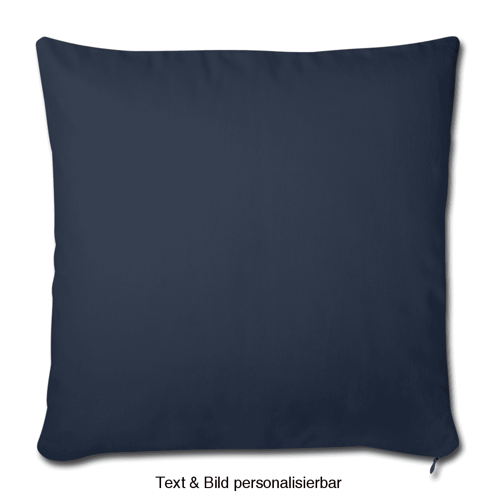 Sofa pillow with filling 45cm x 45cm - navy