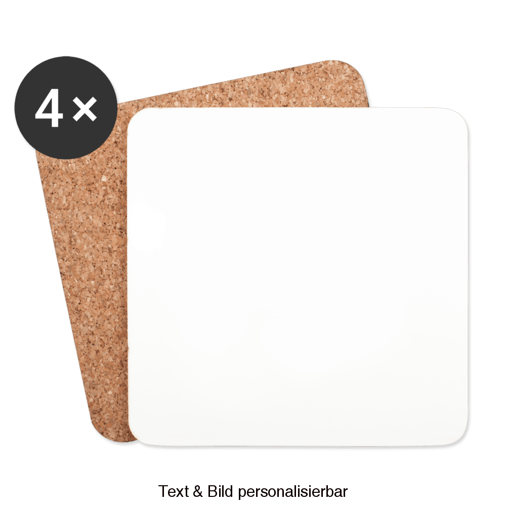 Coasters (set of 4) - white