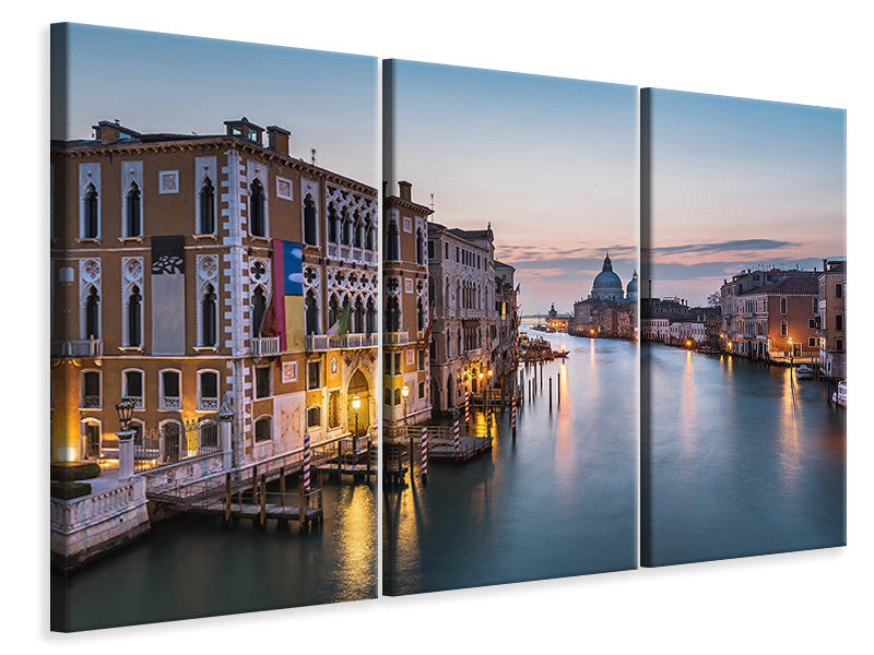 Leinwandbild 3-teilig Romantisches Venedig