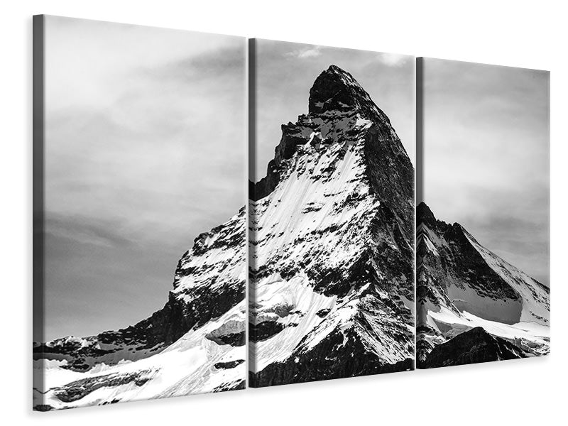 Leinwandbild 3-teilig Das prachtvolle Matterhorn