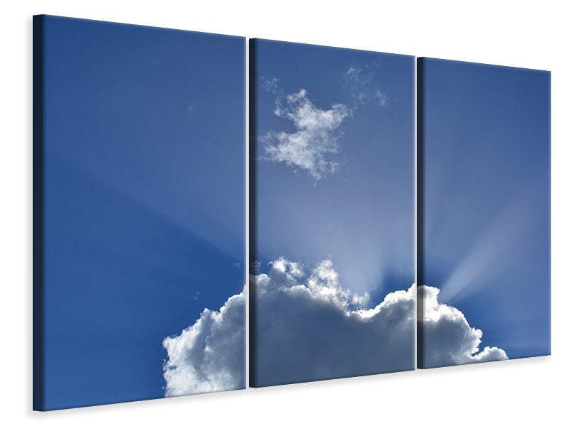 Leinwandbild 3-teilig Ein Wolken Bild