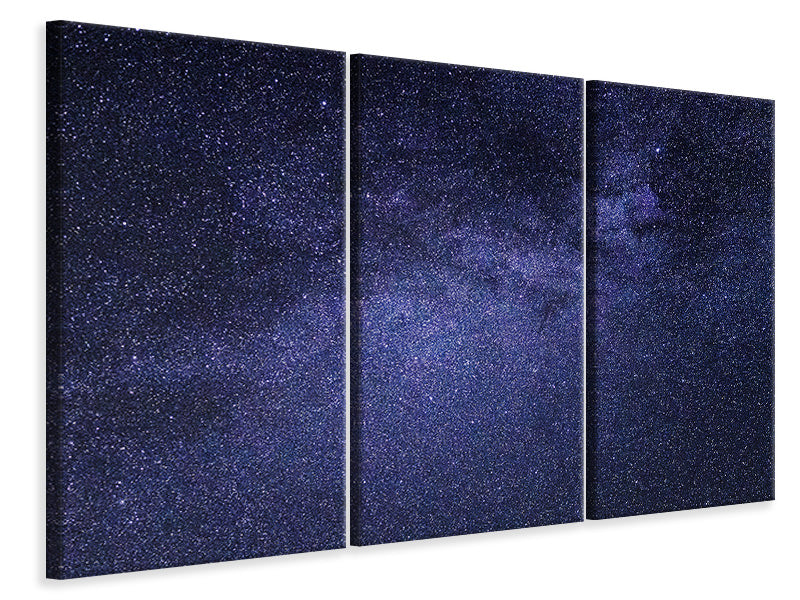Leinwandbild 3-teilig Eine Million Sterne