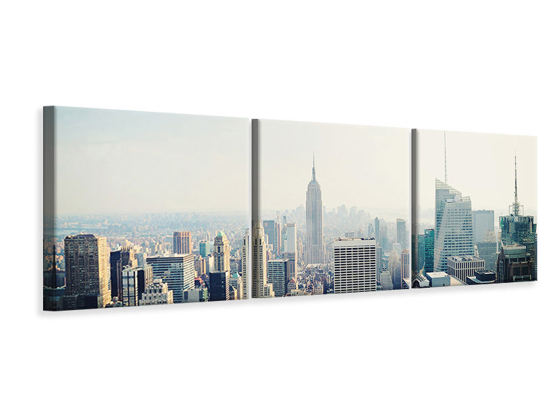Panorama Leinwandbild 3-teilig NYC