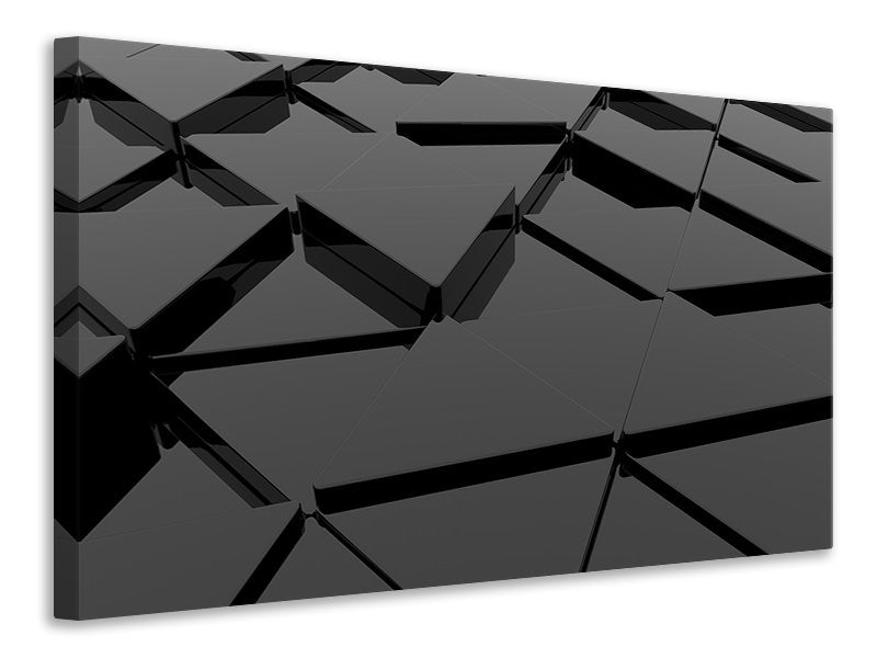 Leinwandbild 3D-Dreiecksflächen
