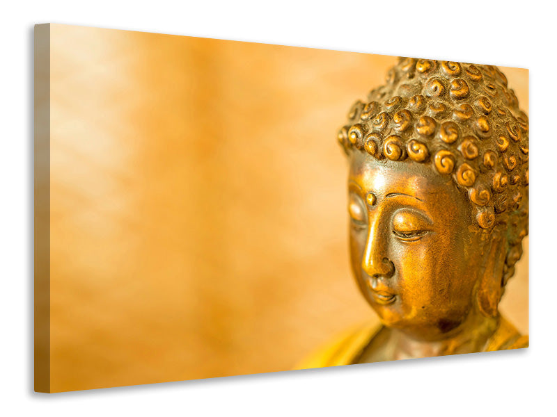 Leinwandbild Buddha Kopf