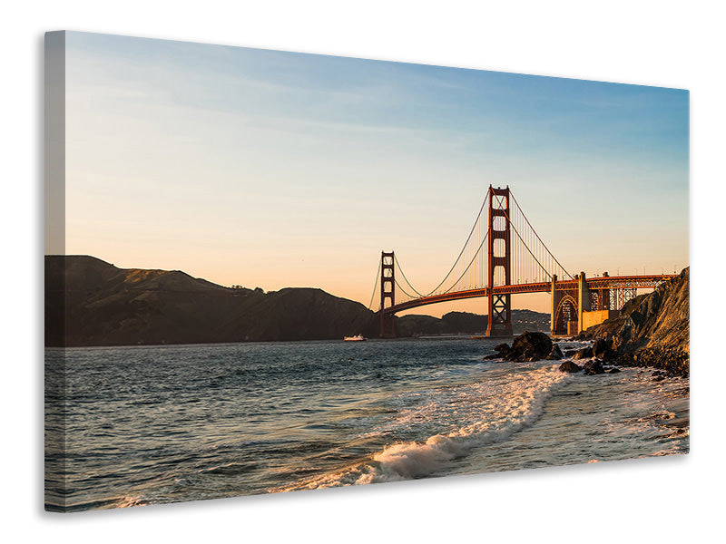 Leinwandbild An der Golden Gate Brücke