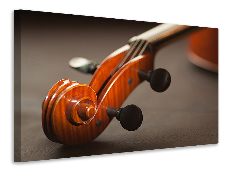 Leinwandbild Close up Geige