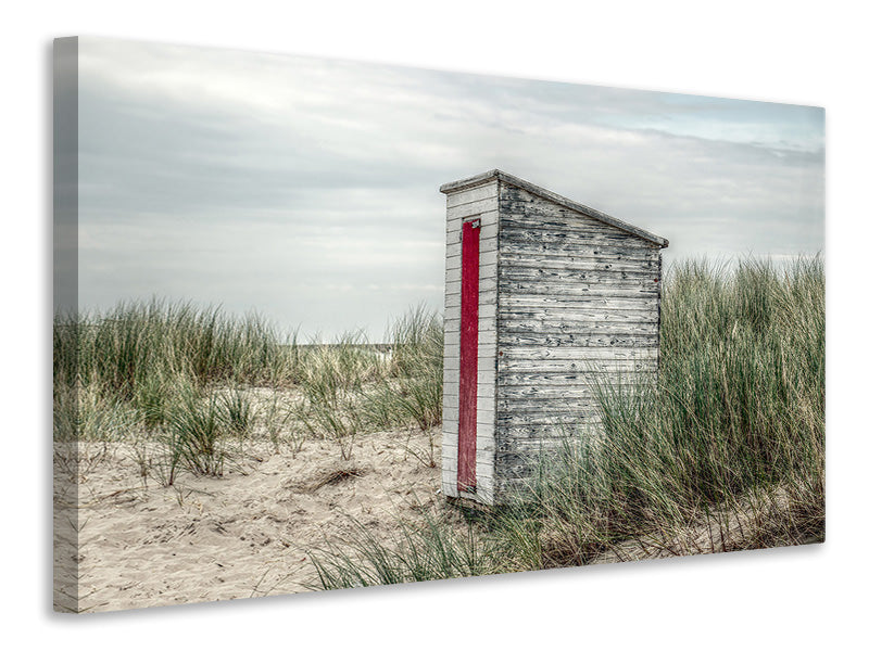 Leinwandbild Das kleine Strandhaus