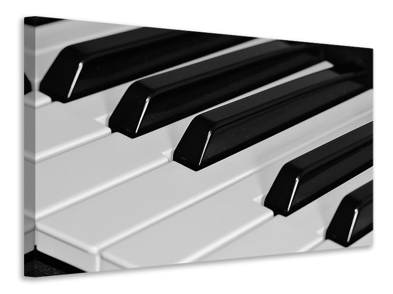 Leinwandbild Klaviertasten XL