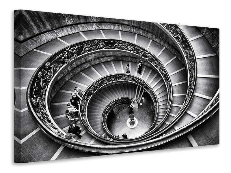 Leinwandbild Treppe im Vatikan