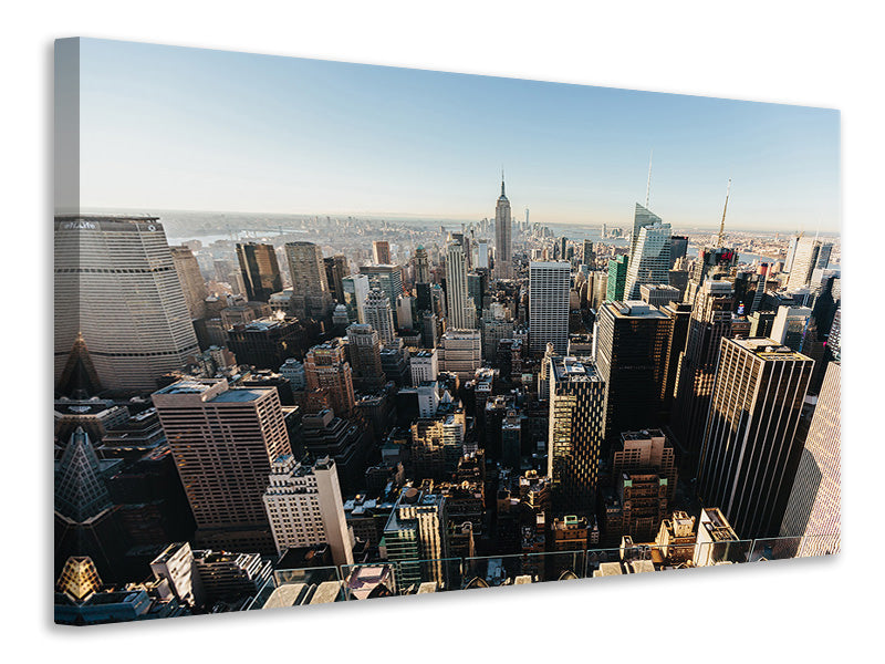Leinwandbild Über den Dächern von NYC