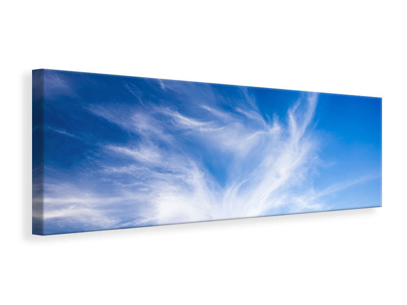Leinwandbild Panorama Schleierwolken