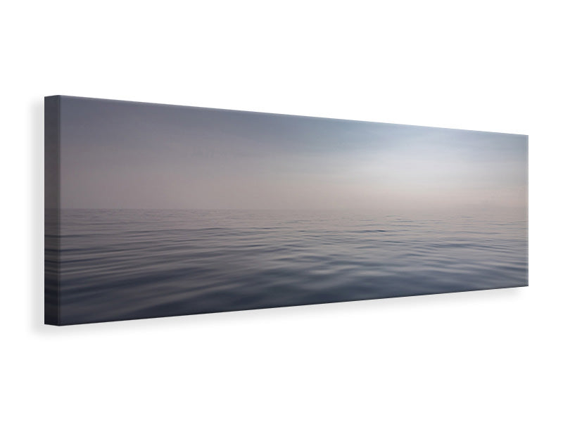 Leinwandbild Panorama Die Stille des Meeres