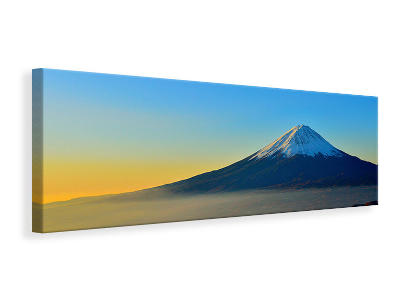Leinwandbild Panorama Imposanter Fujisan