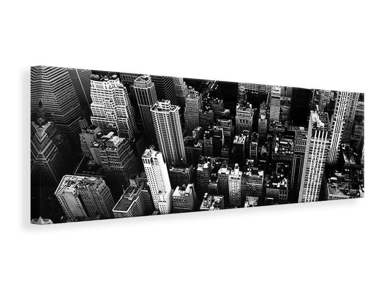 Leinwandbild Panorama New York von oben