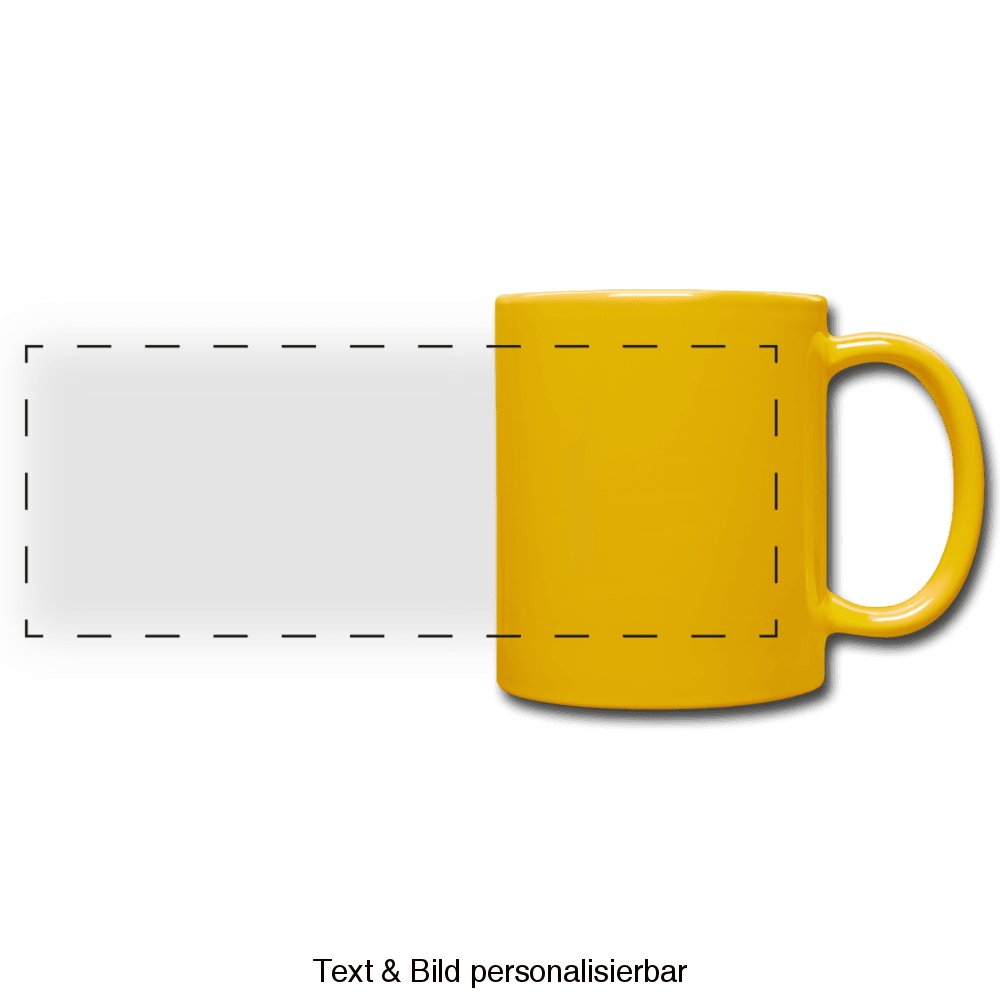 Full Color Panoramic Mug - sun yellow