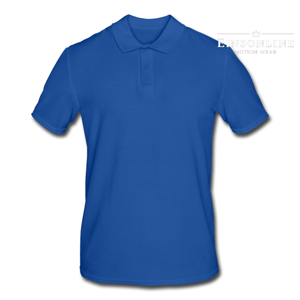 Männer Poloshirt - Royalblau