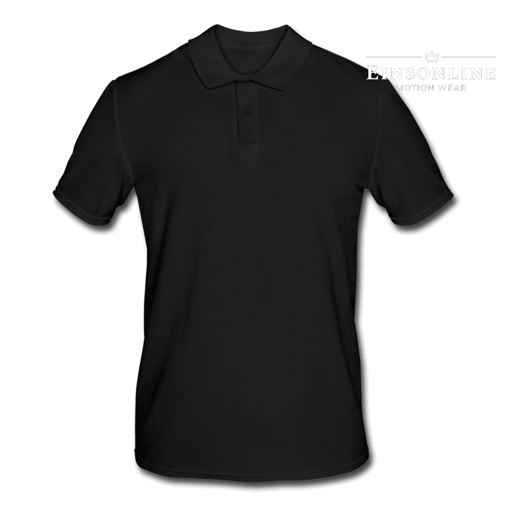 Männer Poloshirt - Schwarz