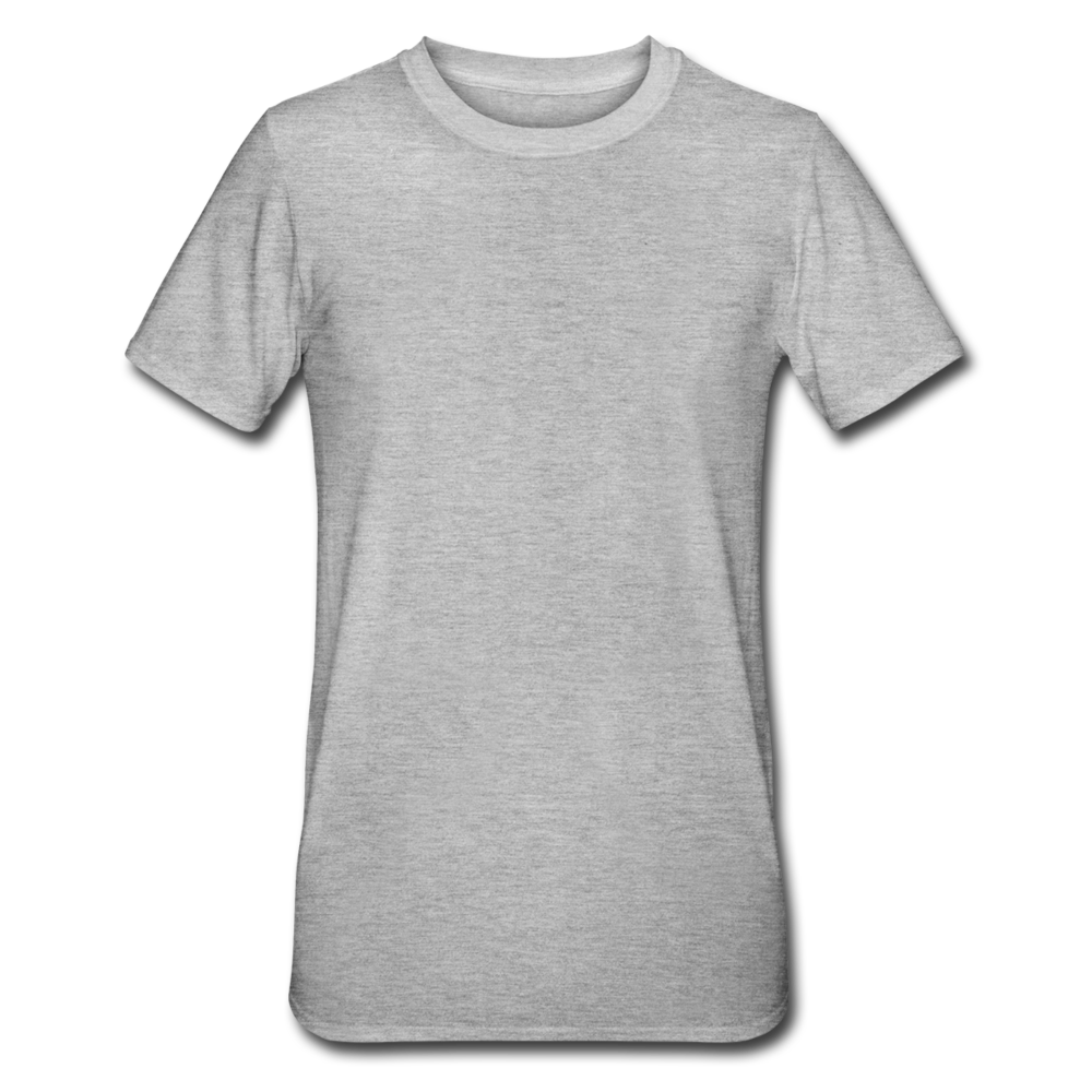 Unisex Polycotton T-Shirt - Grau meliert