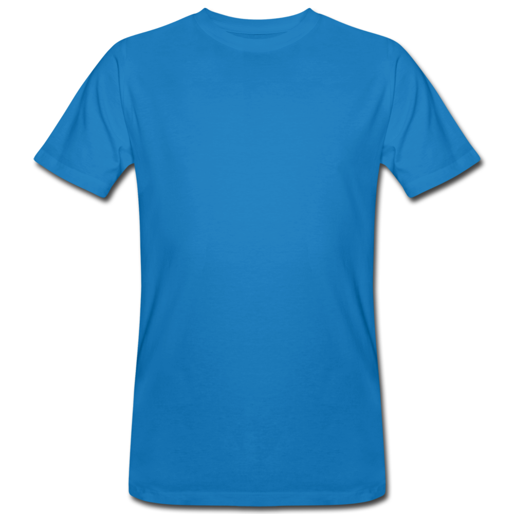 Men's Organic T-Shirt - peacock-blue