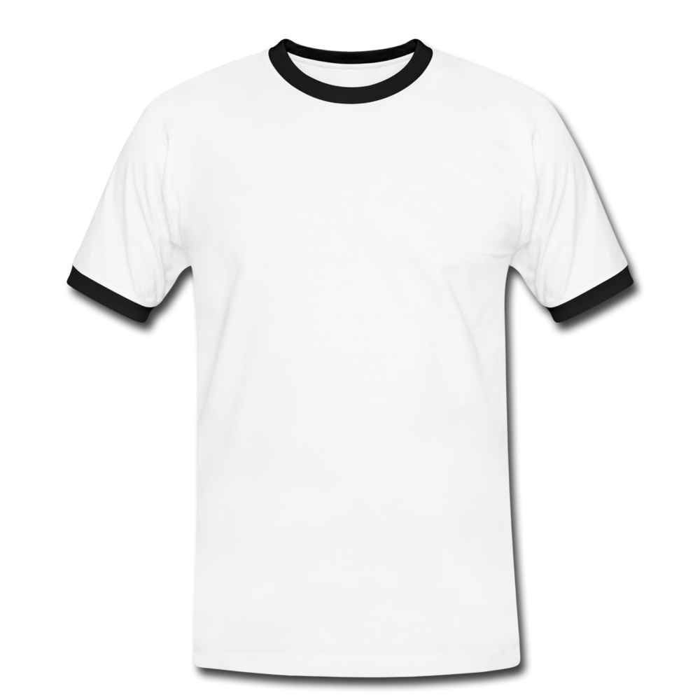 Men's Ringer Shirt - white/black