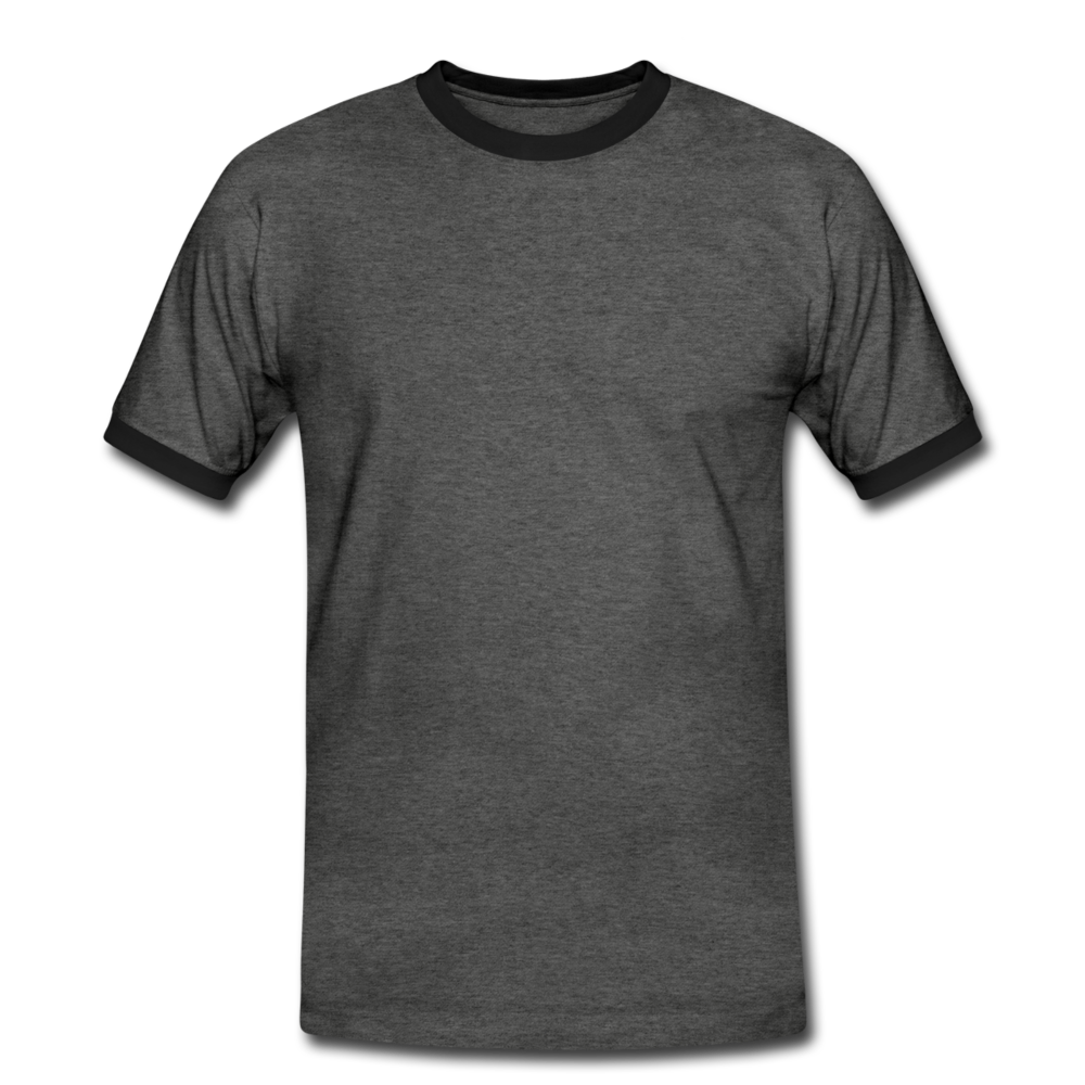 Men's Ringer Shirt - charcoal/black
