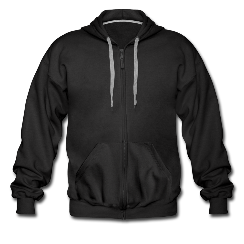 Men's Premium Hooded Jacket - black