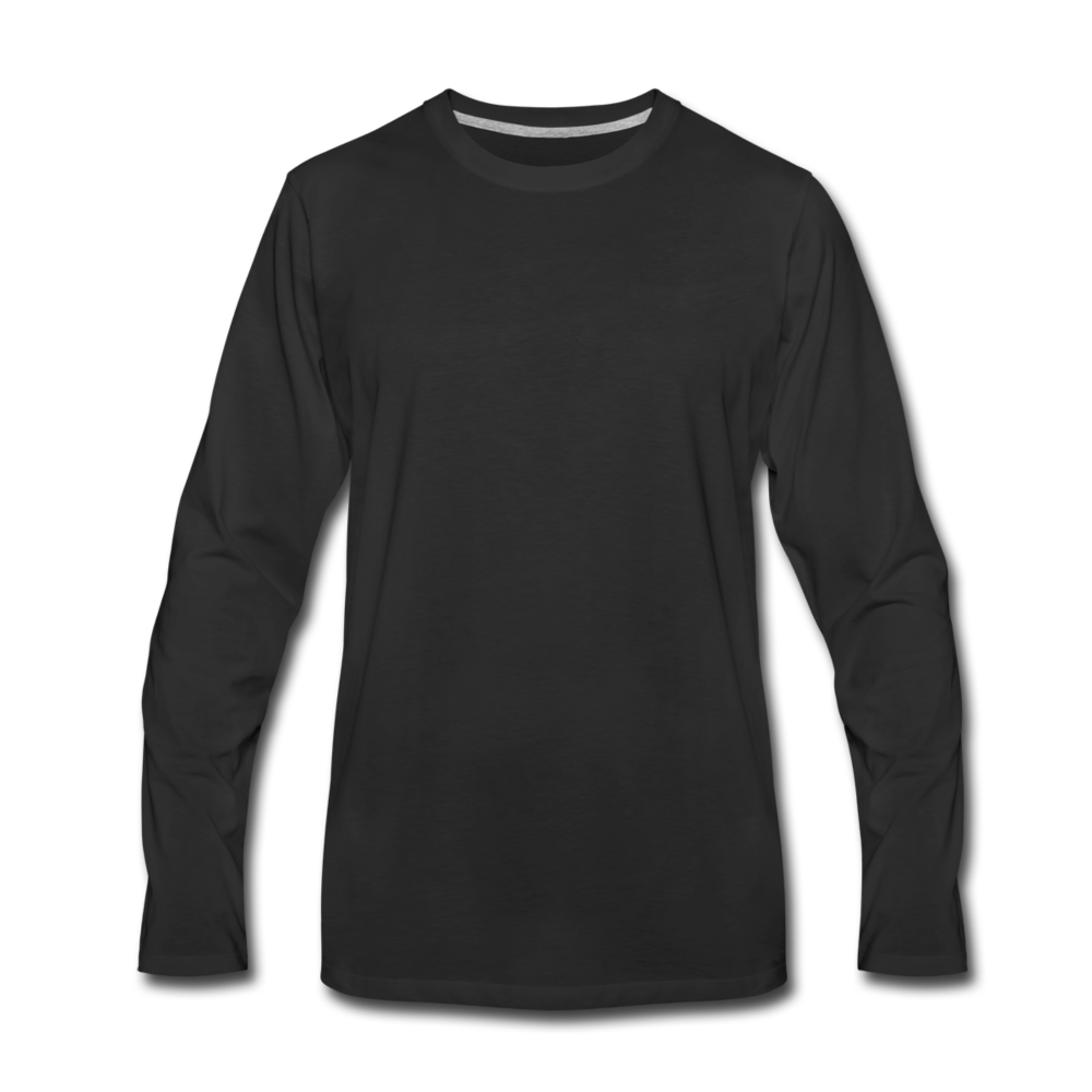 Men's Premium Longsleeve Shirt - black