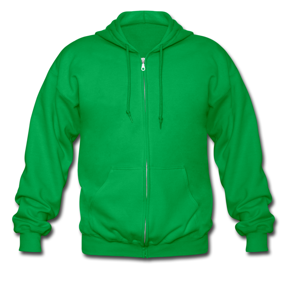 Men’s Heavyweight Hooded Jacket - kelly green