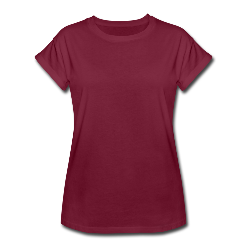 Women’s Oversize T-Shirt - bordeaux