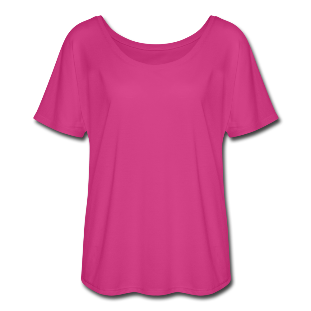 Women’s Batwing-Sleeve T-Shirt | Bella + Canvas - fuchsia red