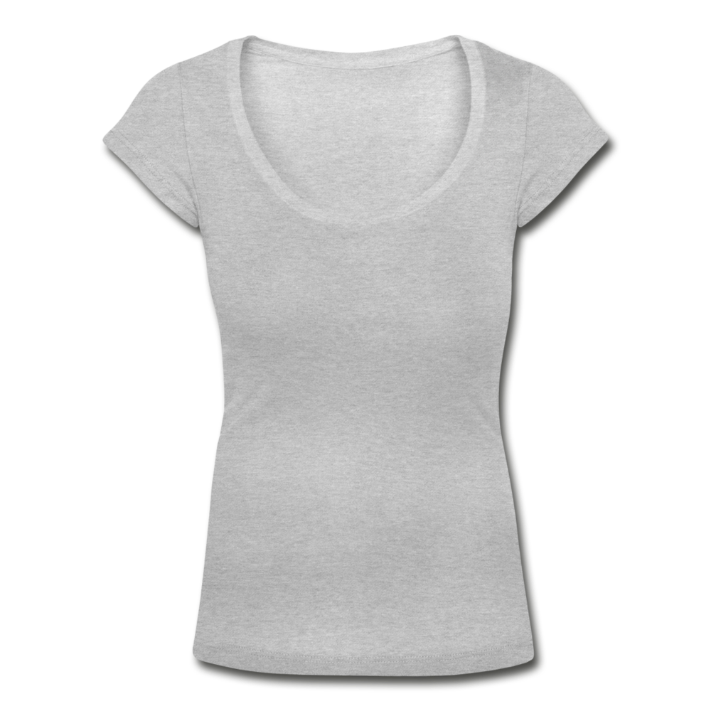 Women's Scoop Neck T-Shirt - heather grey