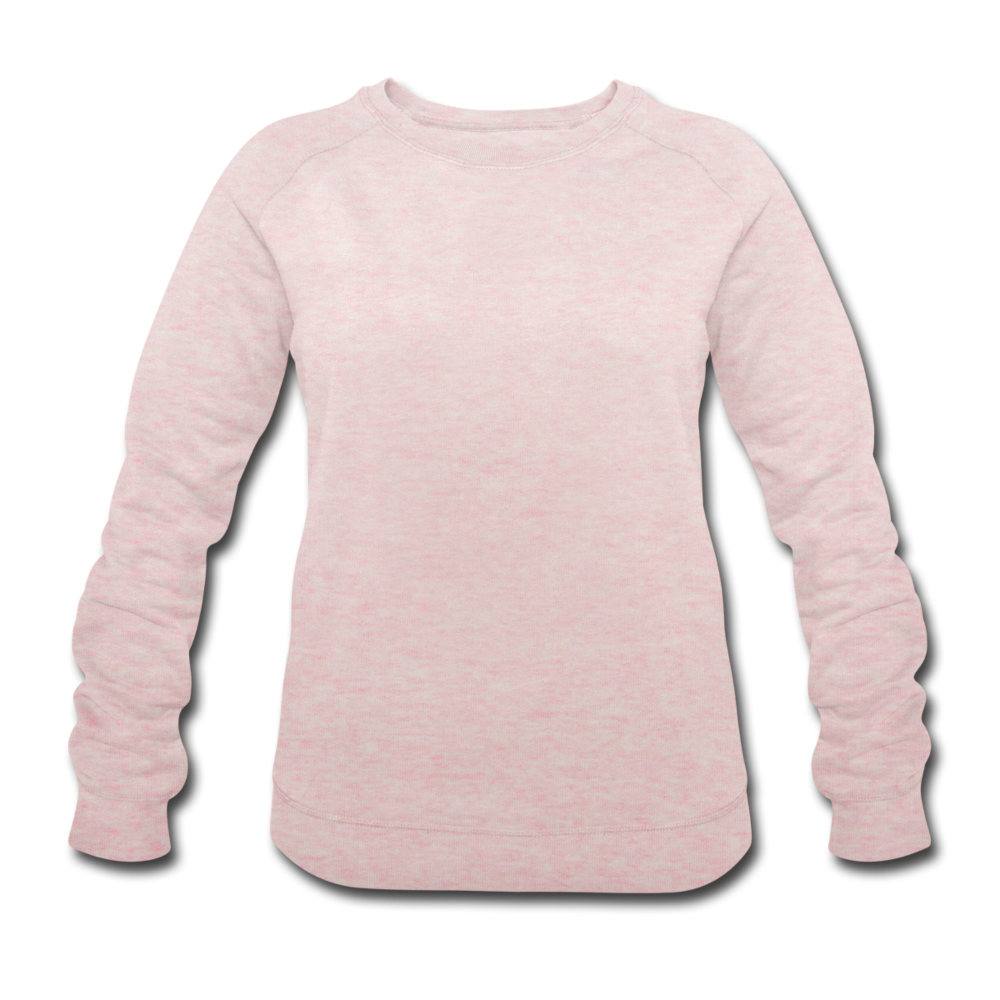 Women’s Organic Sweatshirt by Stanley & Stella - cream heather pink