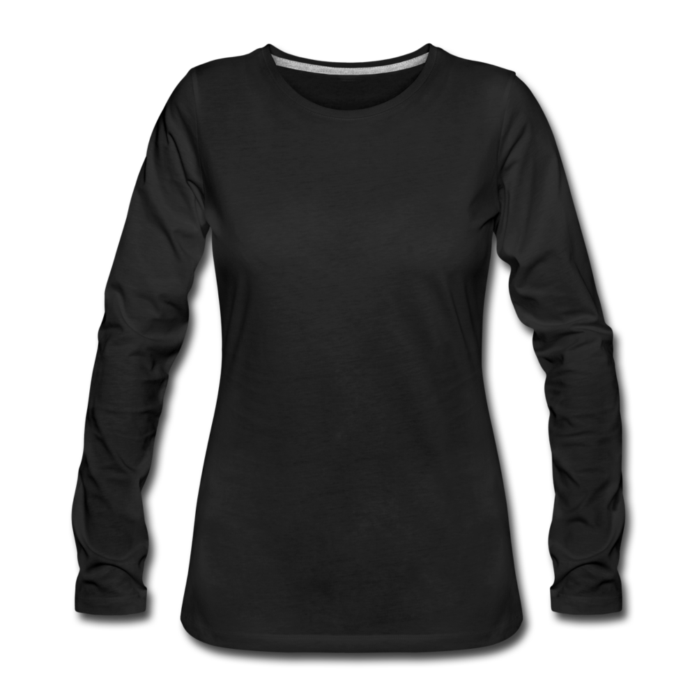 Women's Premium Longsleeve Shirt - black