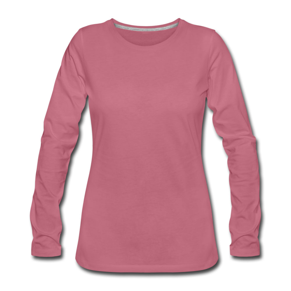 Women's Premium Longsleeve Shirt - mauve