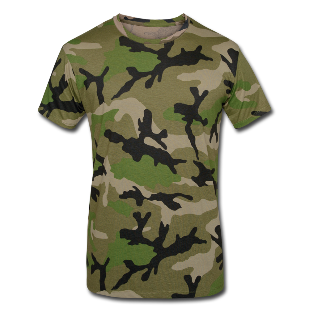 Männer Camouflage-Shirt - Grün camouflage