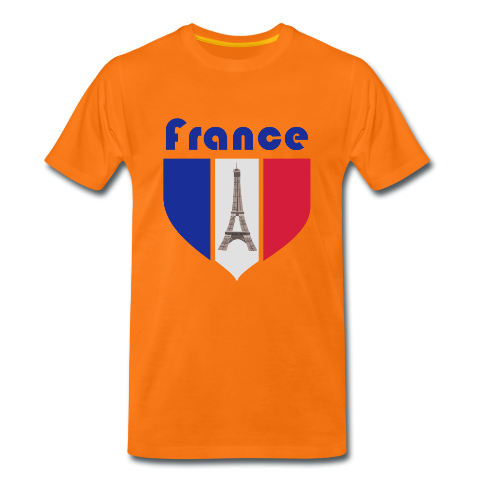 Männer Premium T-Shirt | France 🏆 - Orange
