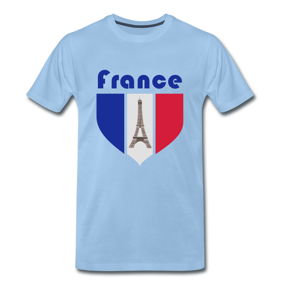 Männer Premium T-Shirt | France 🏆 - Sky