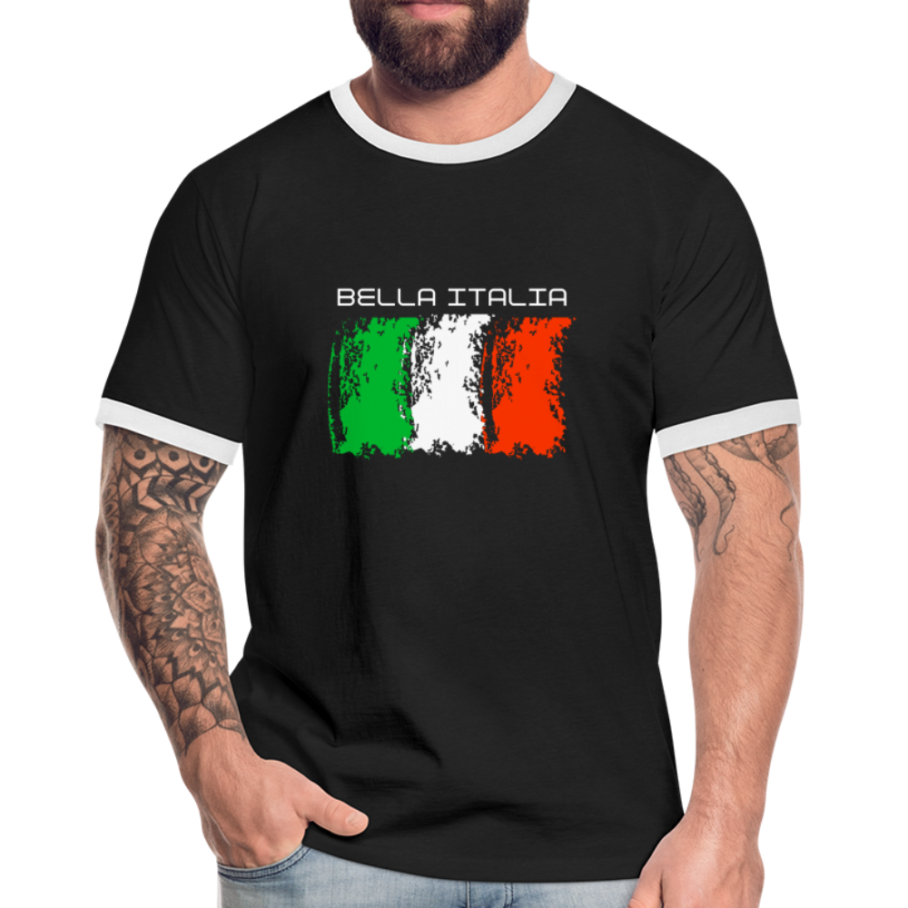 Männer T-Shirt | BELLA ITALIA 🏆 - Schwarz/Weiß