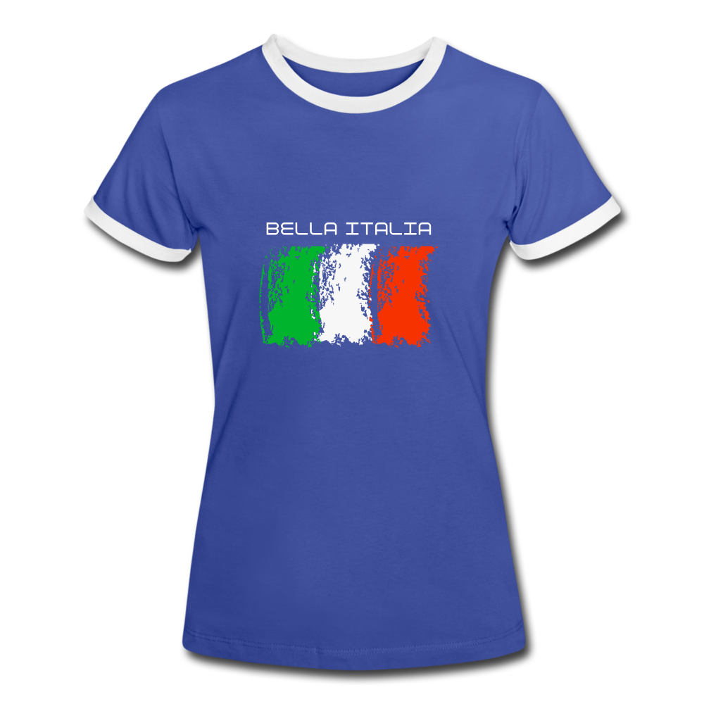 Women T-Shirt | BELLA ITALIA 🏆 - Blau/Weiß