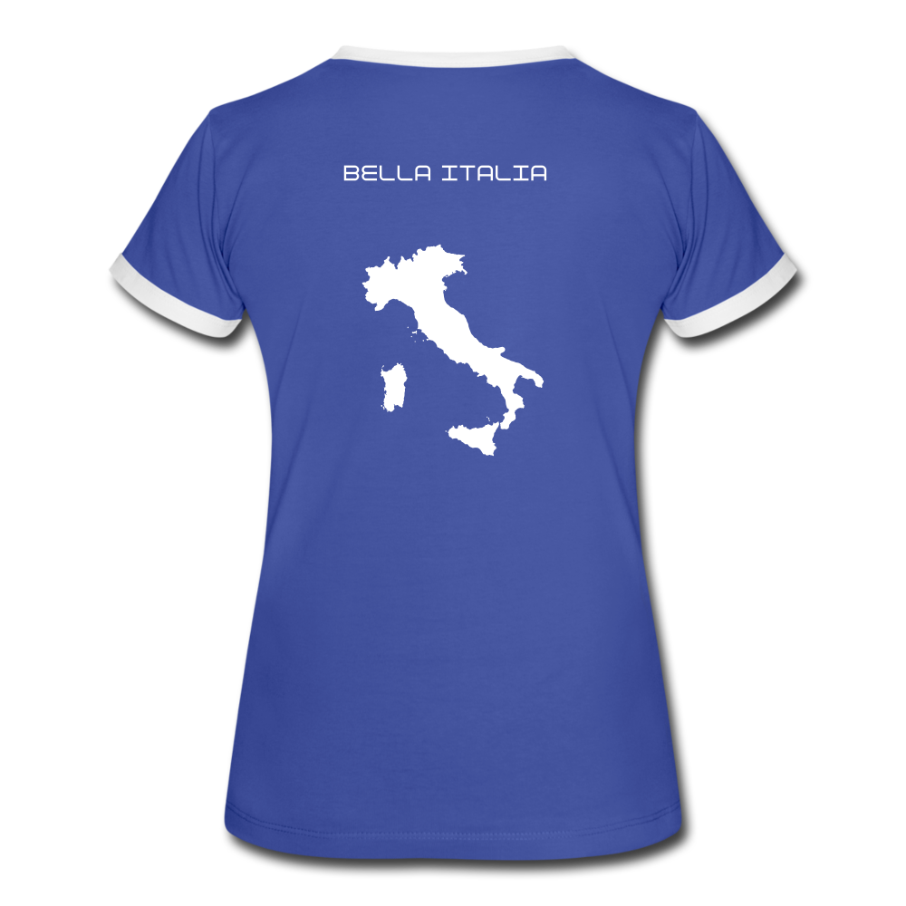 Women T-Shirt | BELLA ITALIA 🏆 - Blau/Weiß