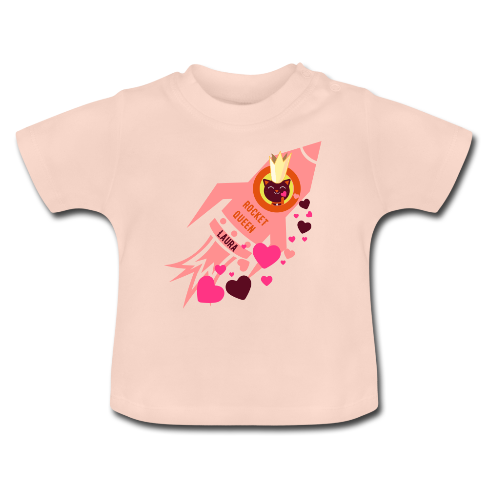Baby T-Shirt | ROCKET QUEEN - Kristallrosa