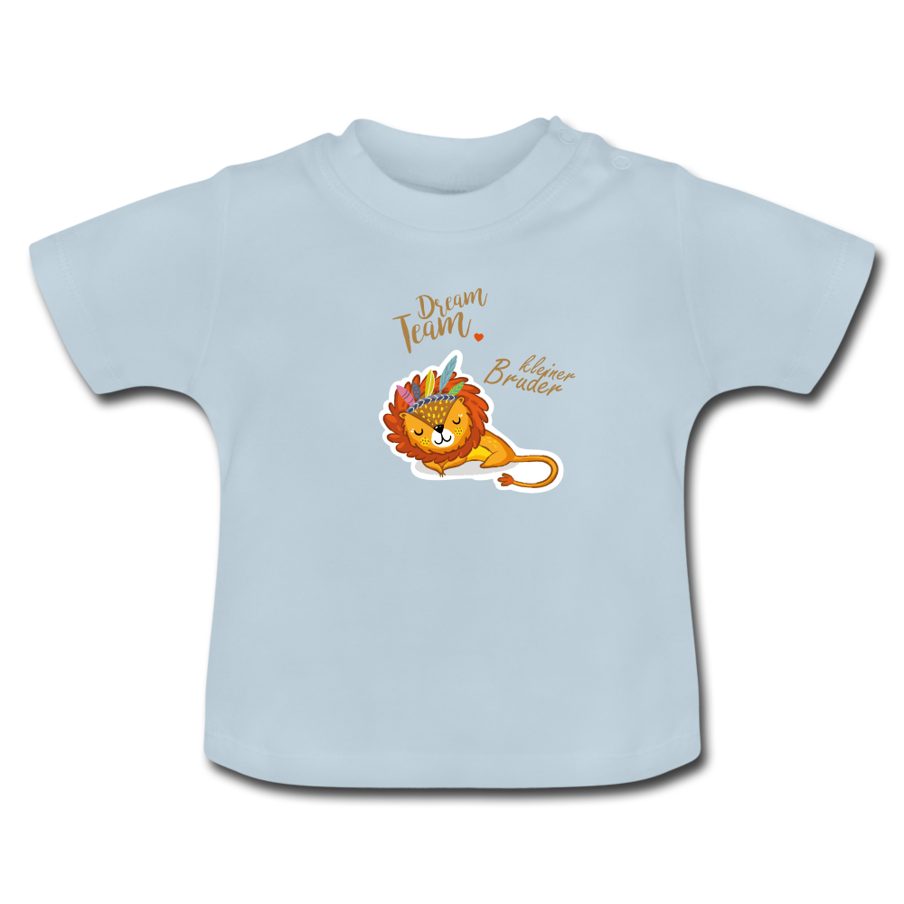 Dream Team - kleiner Bruder - Baby T-Shirt - Hellblau